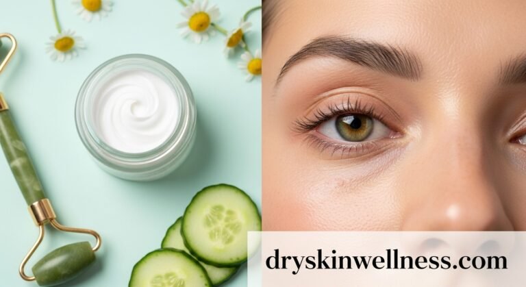 dry flaky skin under your eyes